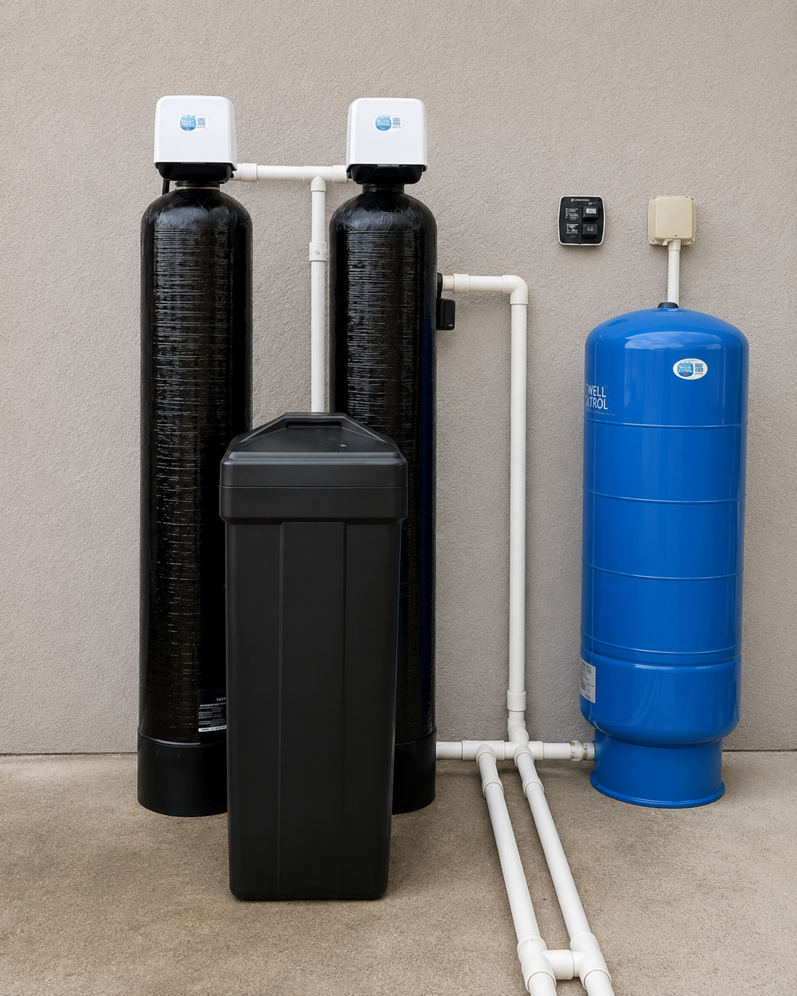 Whole-home water treatment equipment installed by Trinity
